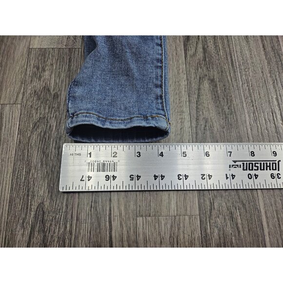 (3/$35) No Boundaries Jeans Womens 5 Blue Distressed Ripped Skinny Stretch Denim - Picture 11 of 11